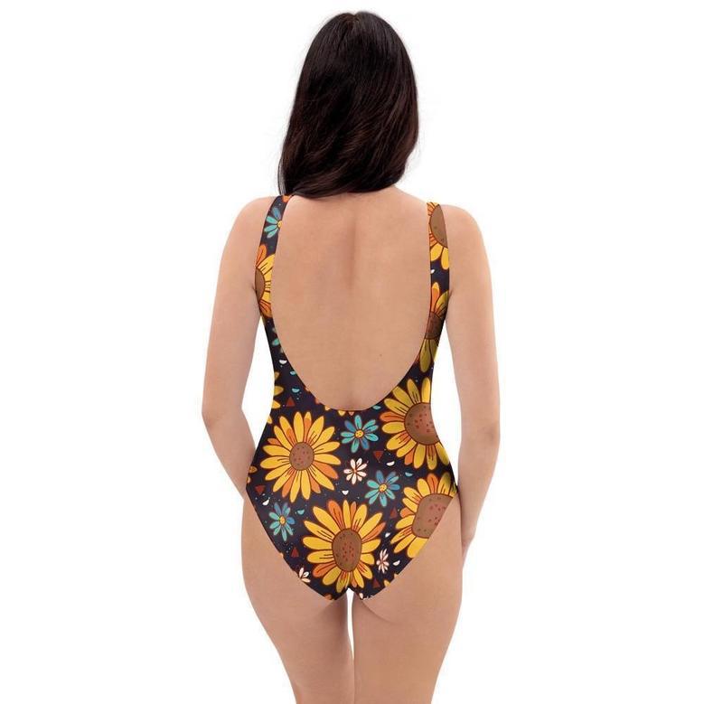 Sunflowr Floral One Piece Swimsuite