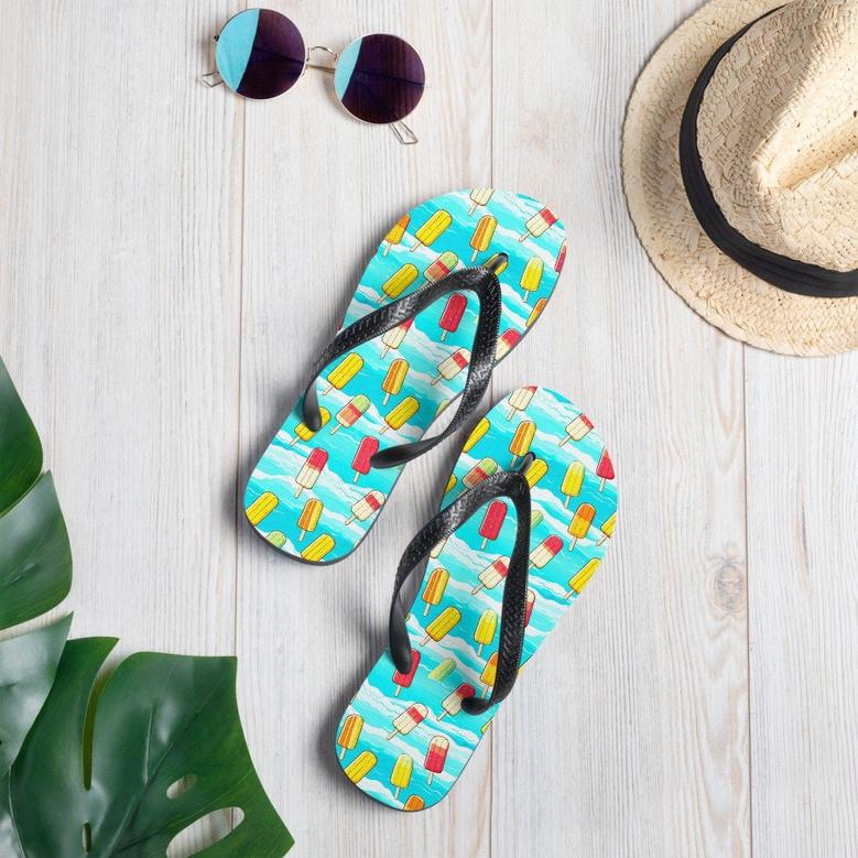 Surfboard Popsicle Flip Flops