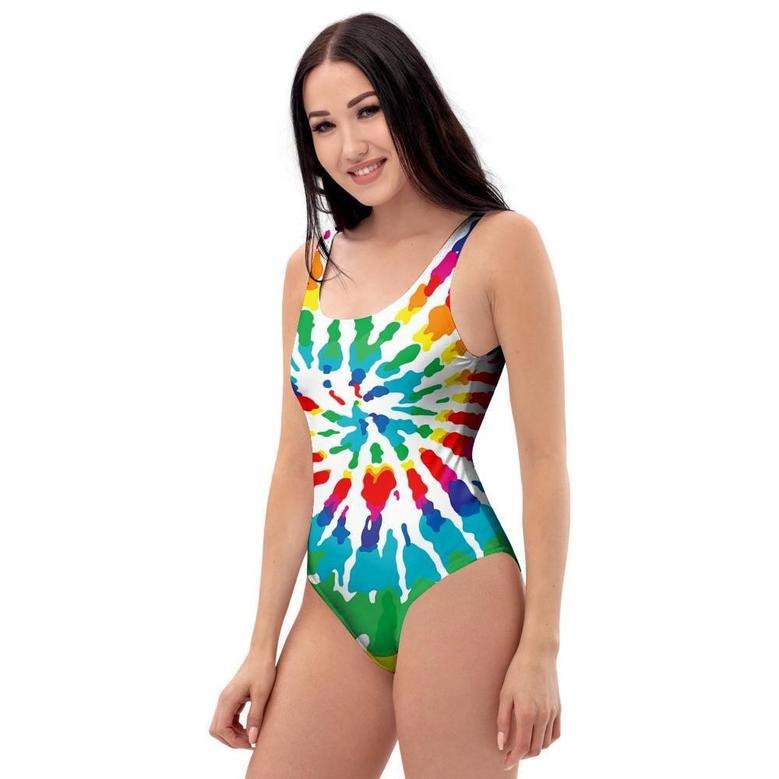 Tie Dye One Piece Swimsuite