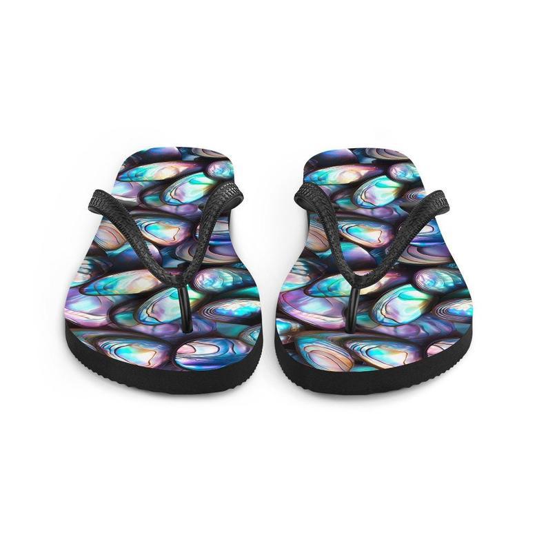 Tranquil Abalone Summer Flip Flops