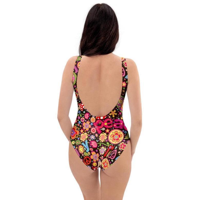 Trippy Hippie One Piece Swimsuite