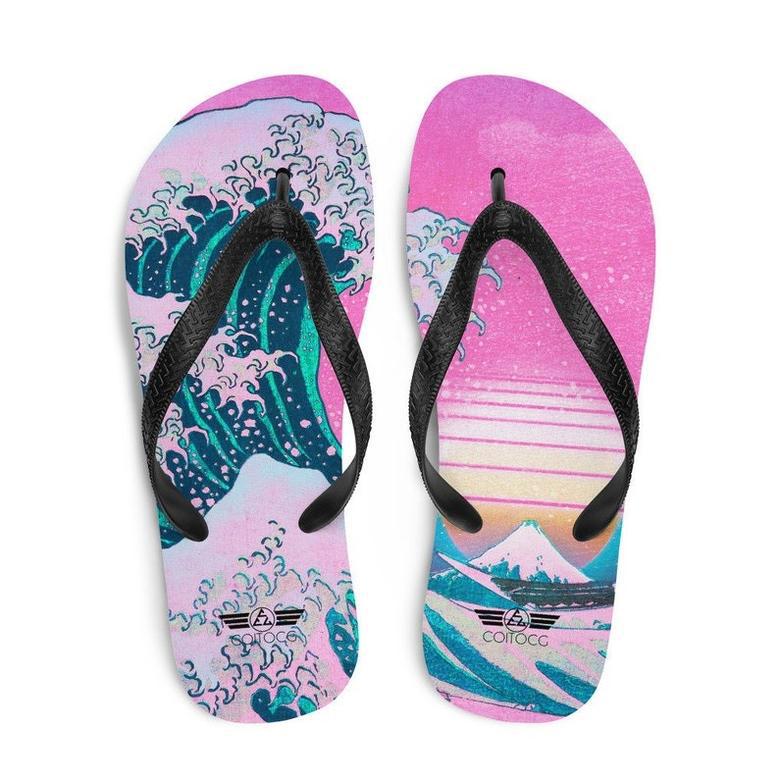 Vaporwave Flip Flops.