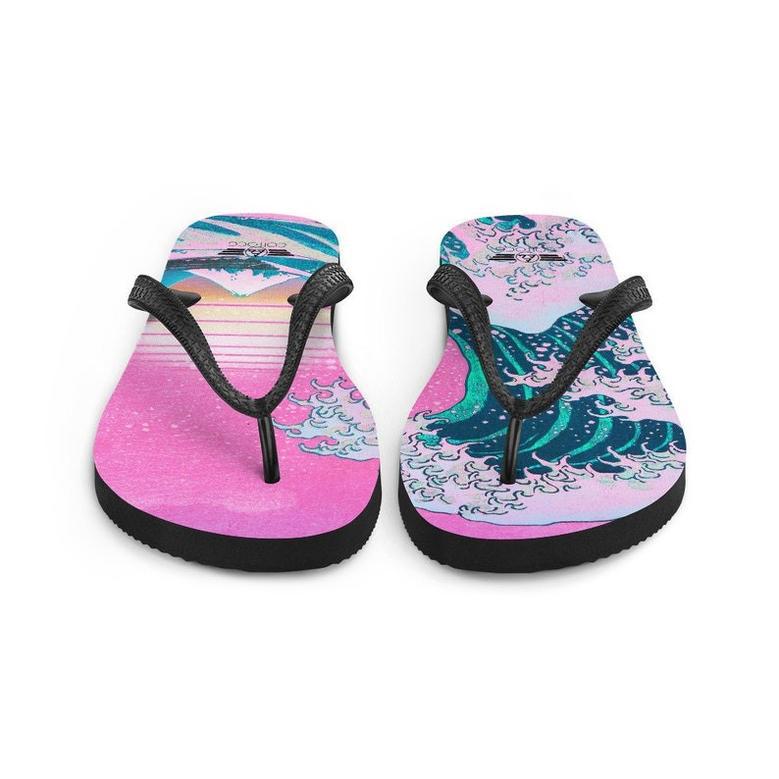 Vaporwave Flip Flops.