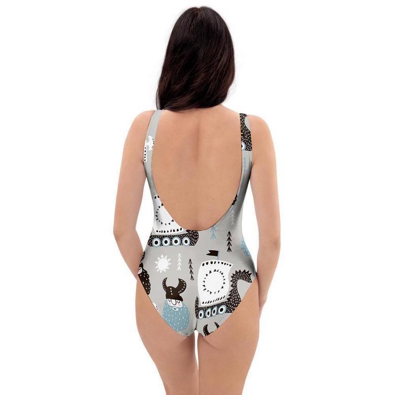 Viking Drakkar Valhalla One Piece Swimsuite