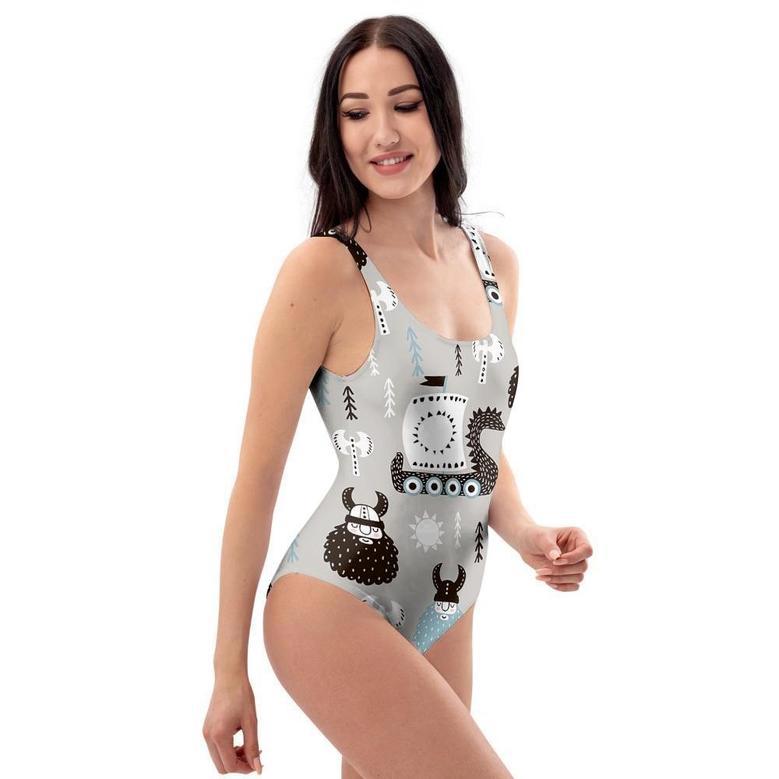 Viking Drakkar Valhalla One Piece Swimsuite