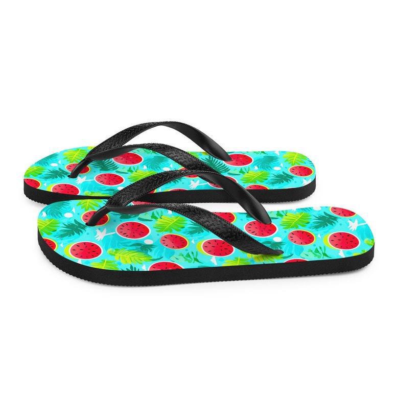 Watermelon Vibes Flip Flops