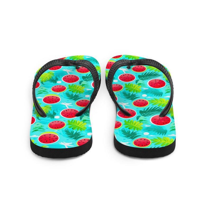 Watermelon Vibes Flip Flops