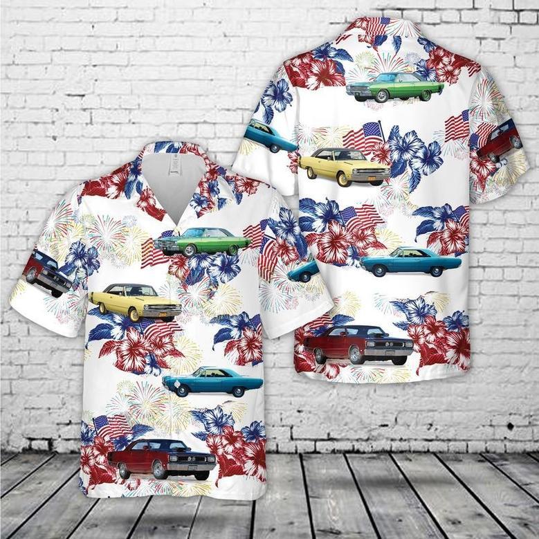 1969 Dodge Dart Swinger 340, Of July Hawaiian Shirt, Custom Photo Hawaii Beach Shirt