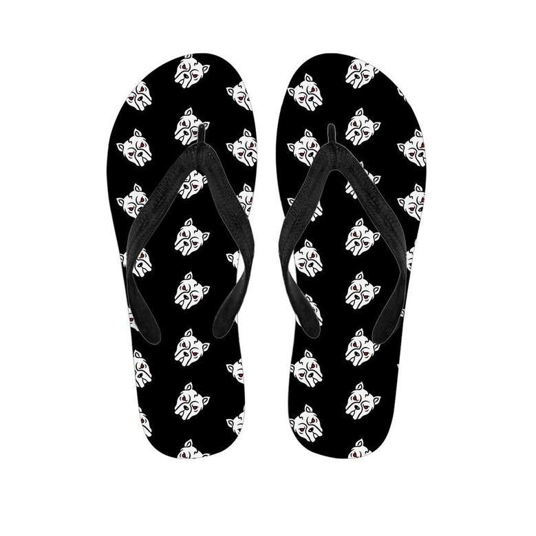 Angry Pitbull Men's Flip Flops