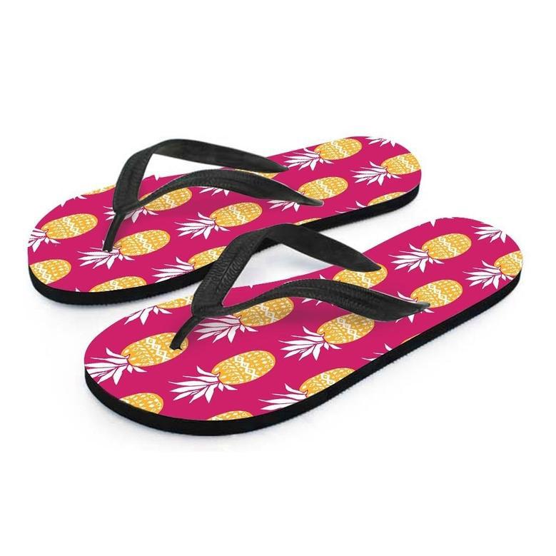 Aztec Hawaiian Pineapple Print Men's Flip Flops