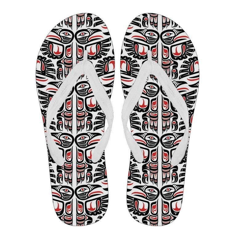 Aztec Tribal Native American Indians Navajo Print Men & Women Flip Flops