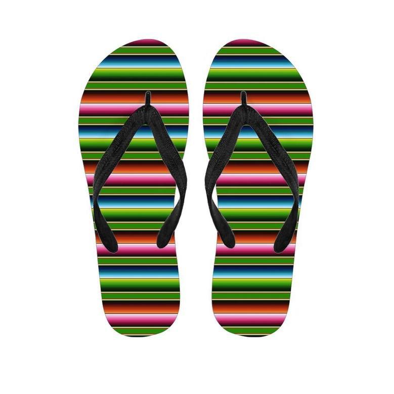 Baja Mexican Print Men's Flip Flops