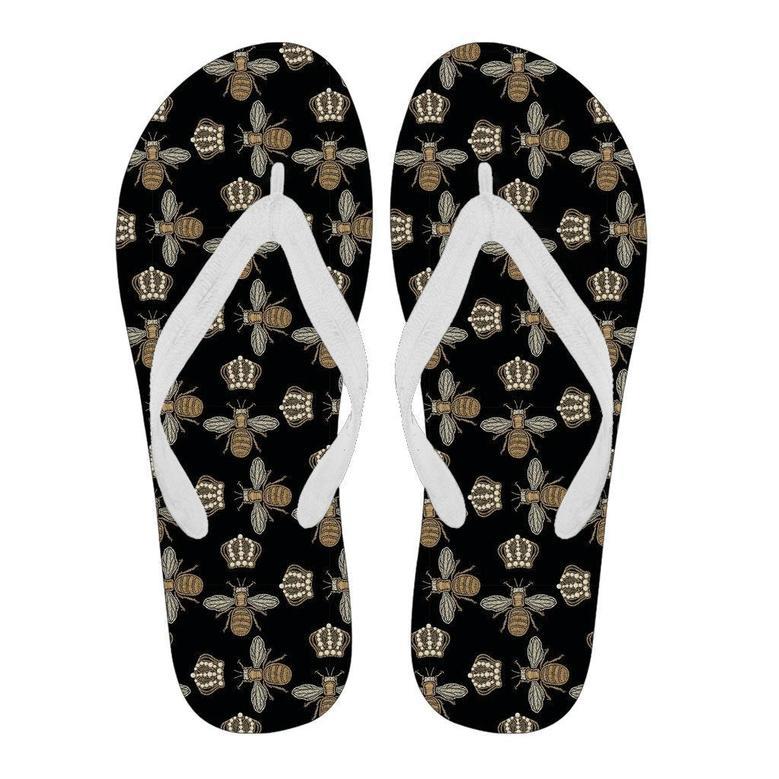 Bee Honey Gifts Pattern Print Men & Women Flip Flops