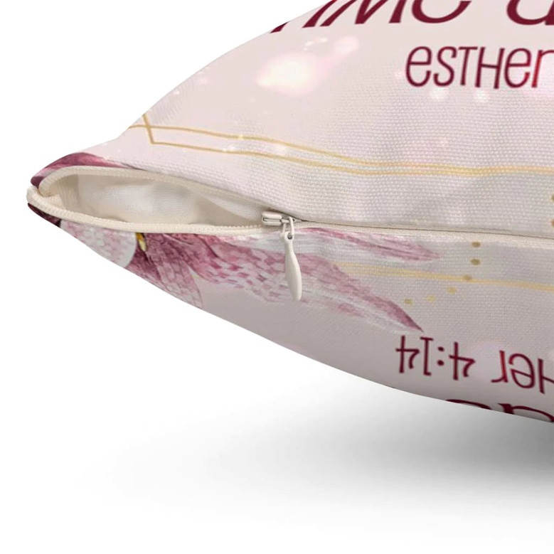 Bible Verse Pillow - Jesus Pillow - Gift For Christian - Perhaps She Was Made For Such A Time As This Esther 4:14 Pillow