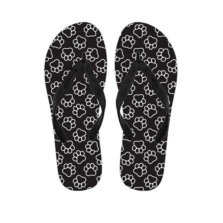 Black Paw Men's Flip Flops