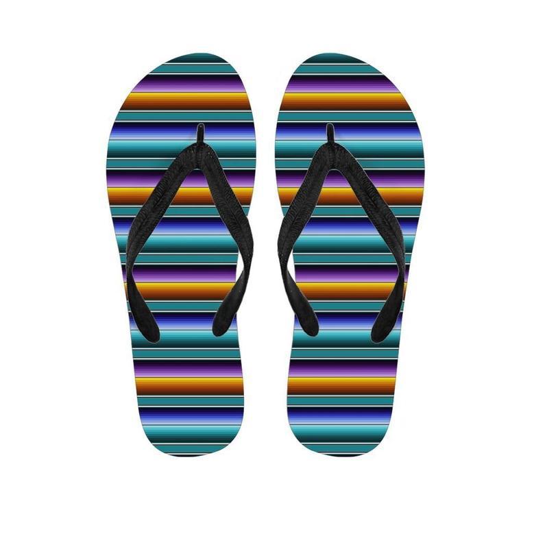 Blue Baja Serape Men's Flip Flops