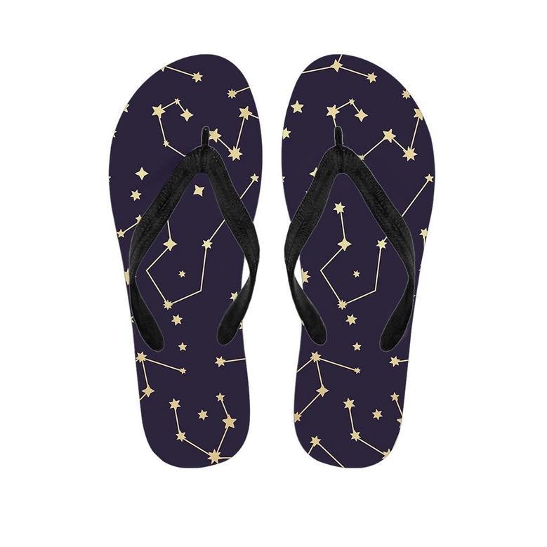 Constellation Galaxy Space Men's Flip Flops