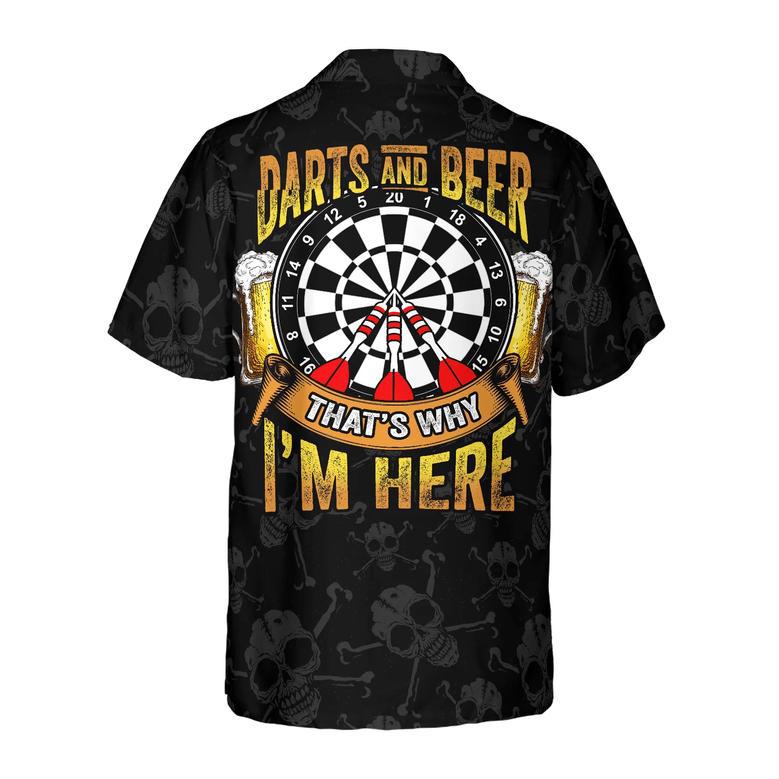 Darts And Beer Hawaiian Shirt, Colorful Summer Aloha Shirt , Perfect Gift For Friend, Team, Family, Darts Beer Lovers