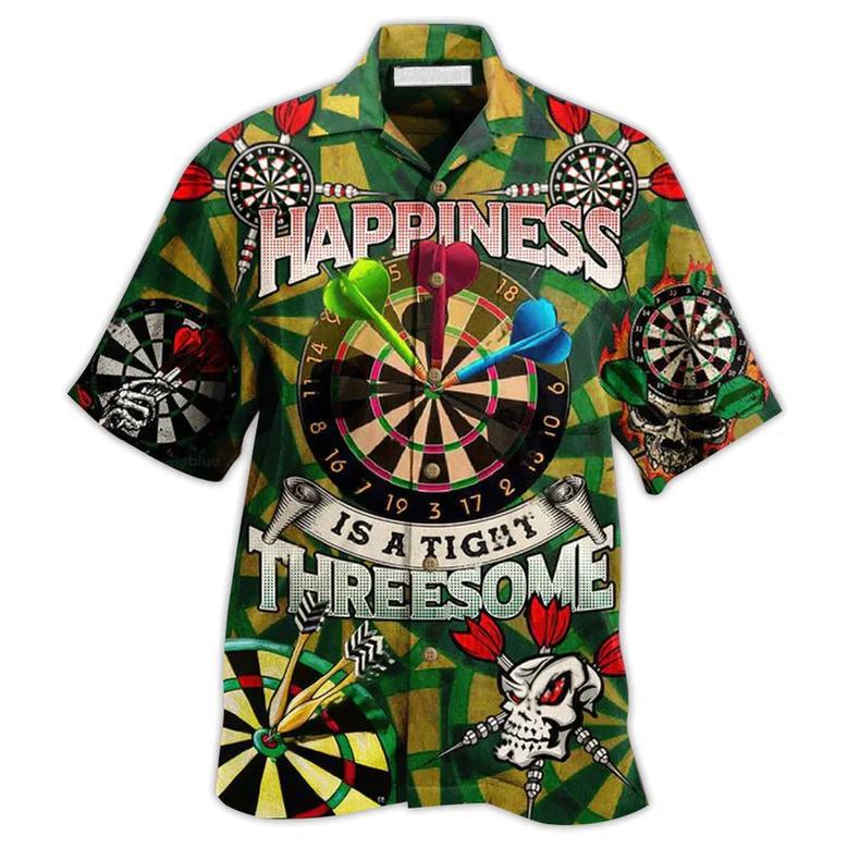 Darts Happiness Black And Red Multi Style Hawaiian Shirt, Dart All Pattern Hawaiian Shirt