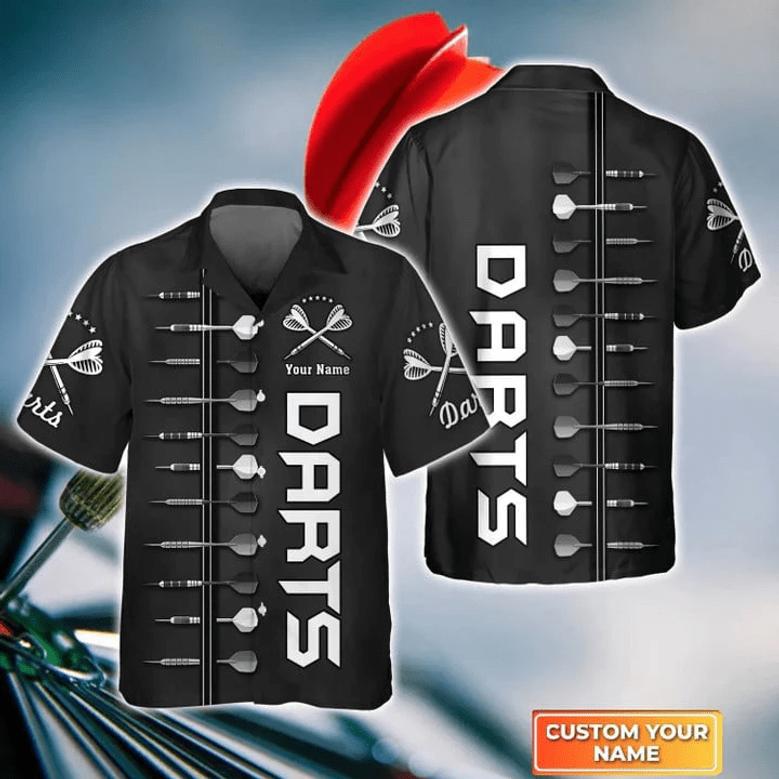 Darts Player Personalized Name Hawaiian Shirt For Darts Player, Idea Gift for Dart Player Summer