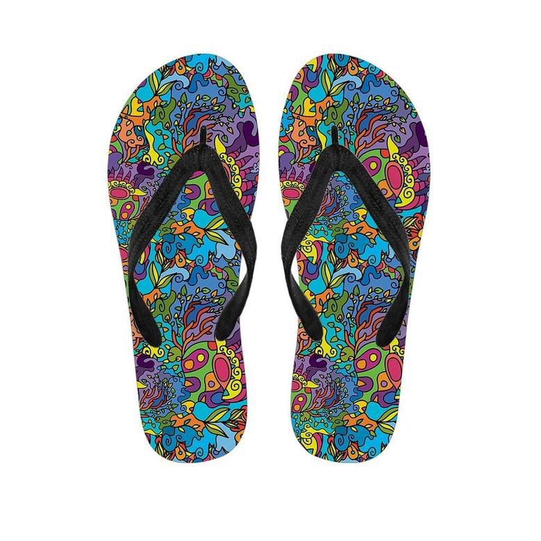 Demon Psychedelic Men's Flip Flops