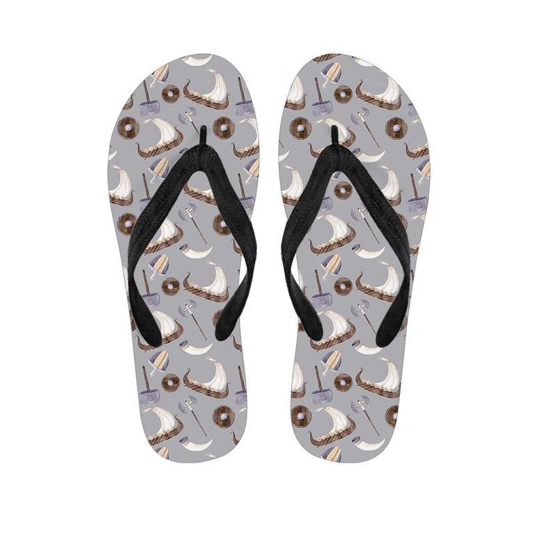 Drakkar Viking Ship Men's Flip Flops