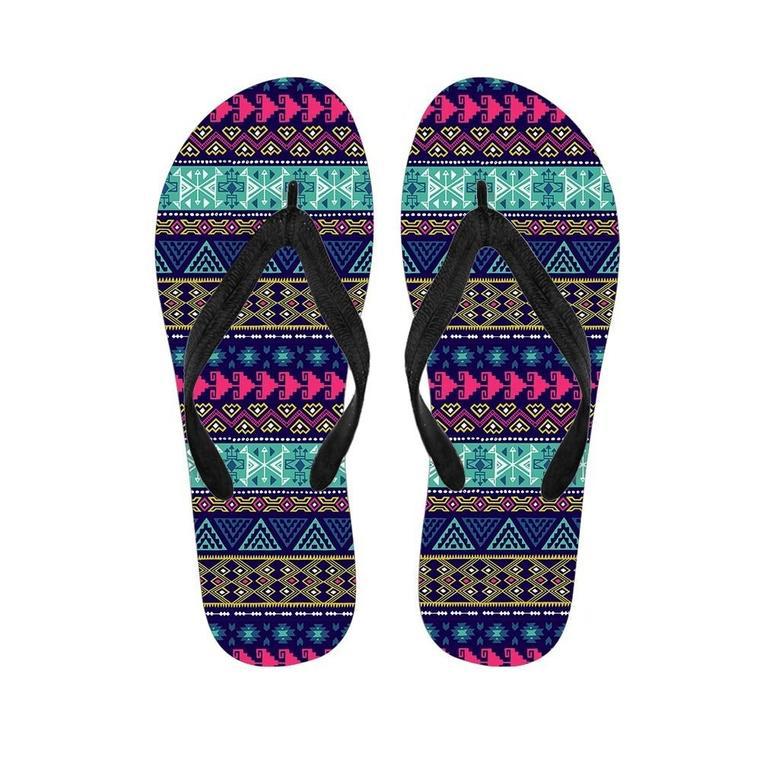 Ethic Aztec Print Men's Flip Flops