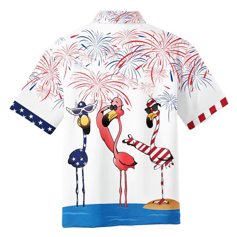 Flamingo Hawaiian Shirt, Independence Day Is Coming Gift, Funny Flamingo Hawaii Aloha Shirt Full Print