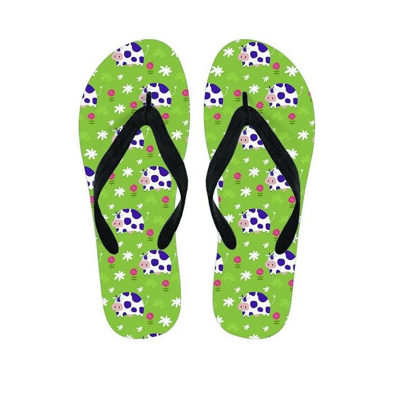 Funny Cow For Kids Men's Flip Flops