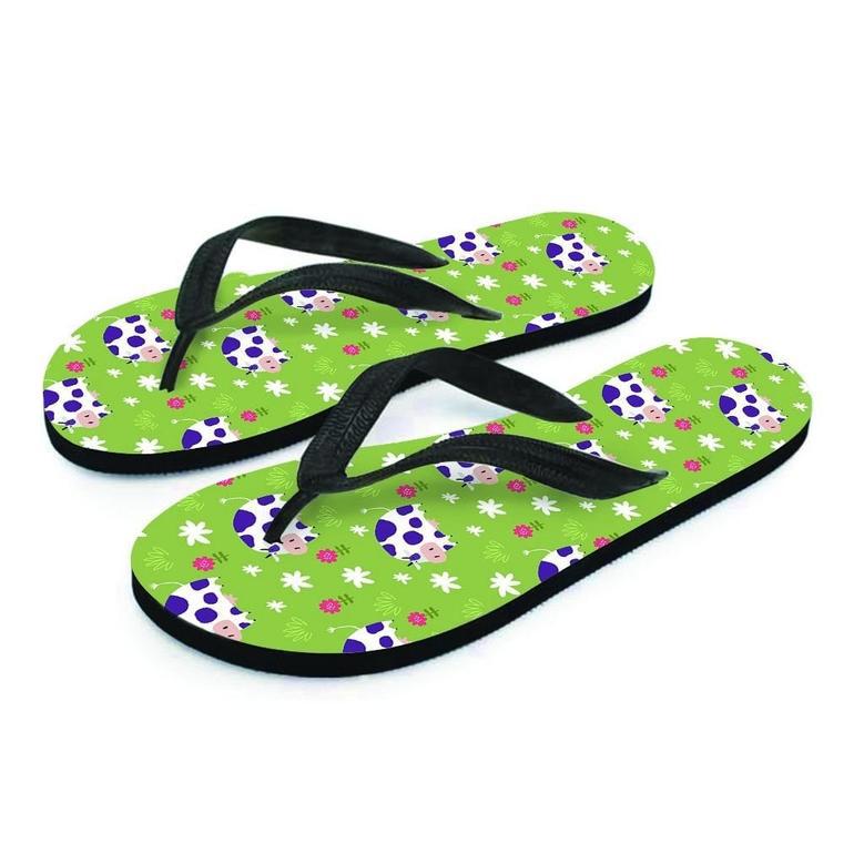 Funny Cow For Kids Men's Flip Flops