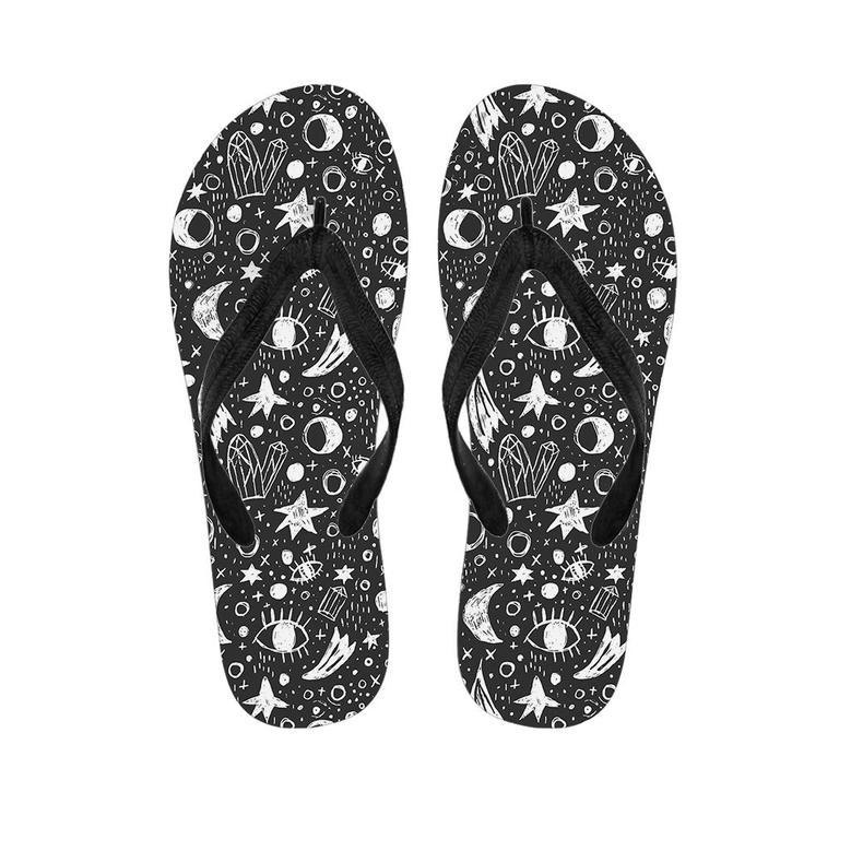 Gothic Witchcraft Men's Flip Flops