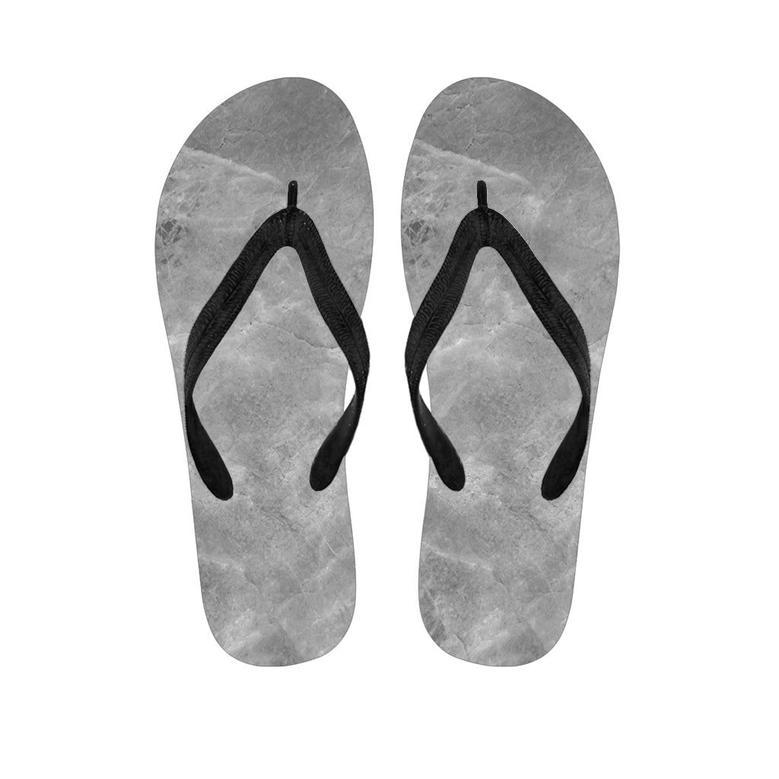 Grey Marble Men's Flip Flops