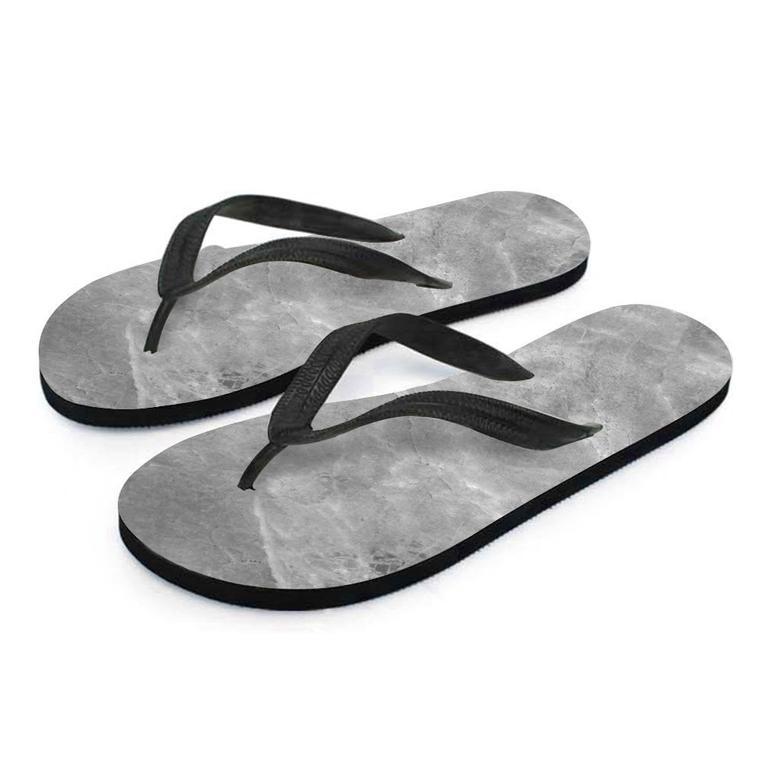 Grey Marble Men's Flip Flops