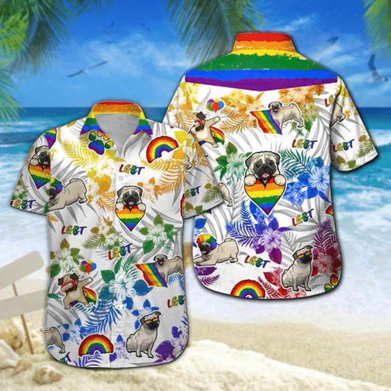 Happy Pride Month Hawaiian Shirt, Pride Rainbow Hawaiian Shirt For Gaymer, Lesbian Hawaiian Shirt