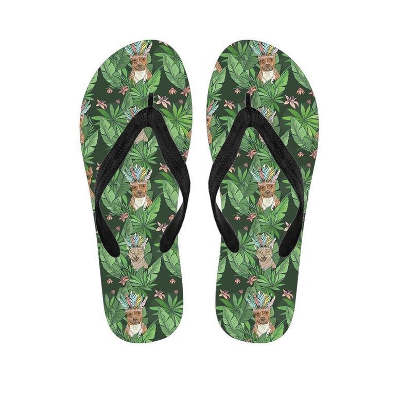 Hawaiian Tropical Pitbull Men's Flip Flops