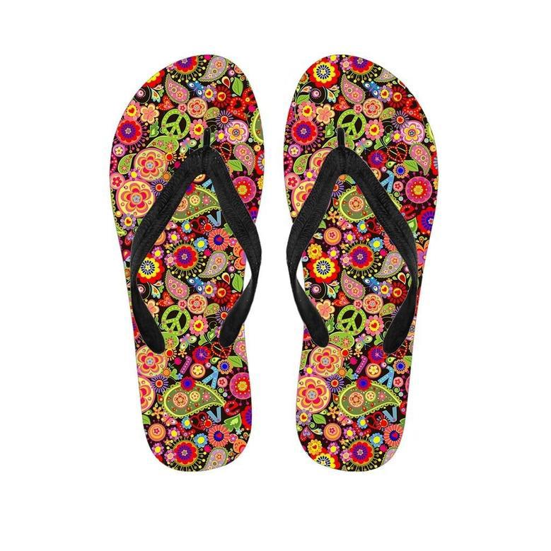 Hippie Trippy Men's Flip Flops