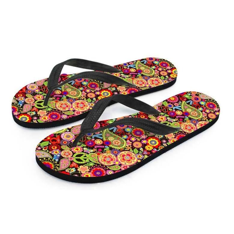 Hippie Trippy Men's Flip Flops