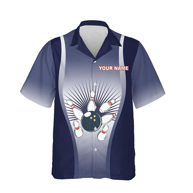 I'M Going On Strike Hawaiian Bowling Shirt Personalized Blue Bowlers Hawaiian Shirt