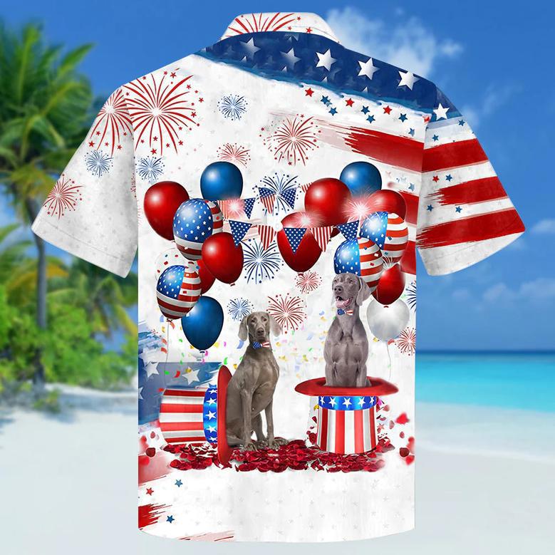 Independence Day Hawaiian Shirt, Dog Hawaii Beach Shirt Short Sleeve For Of July