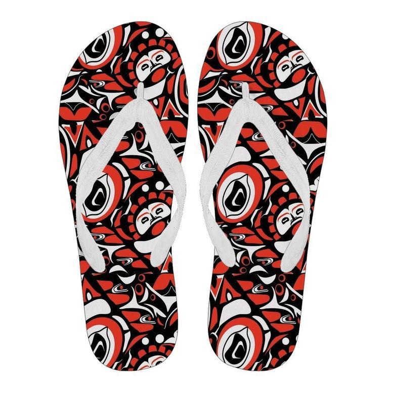 Indians Aztec Tribal Native Navajo American Print Men & Women Flip Flops