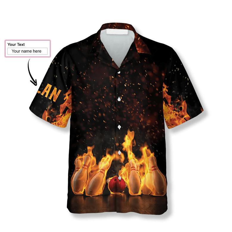 It’s Not My Fault It’s The Lane Conditions Custom Bowling Hawaiian Shirt, Bowling Fire Shirt