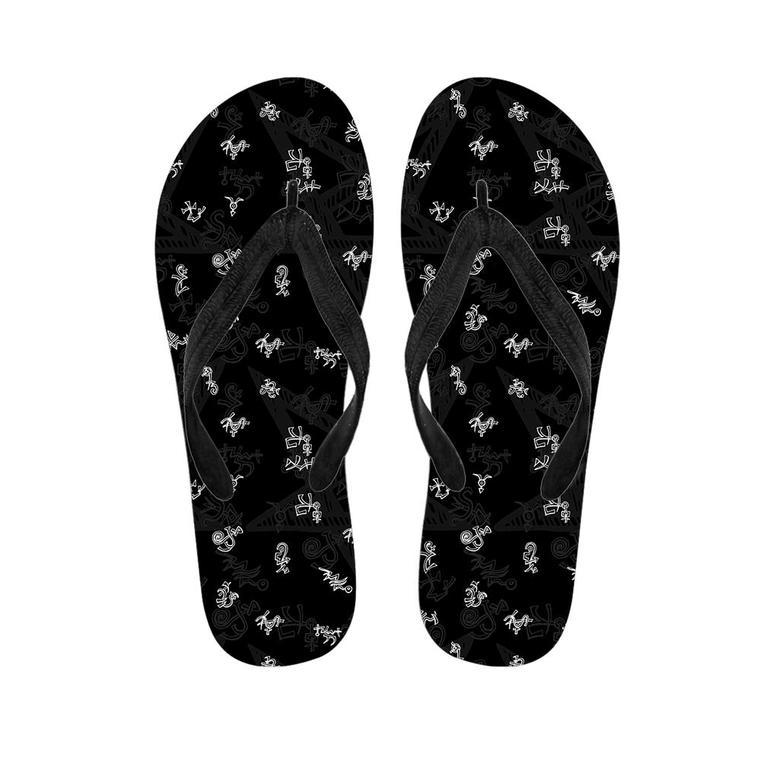 Magic Symbol Gothic Witch Men's Flip Flops