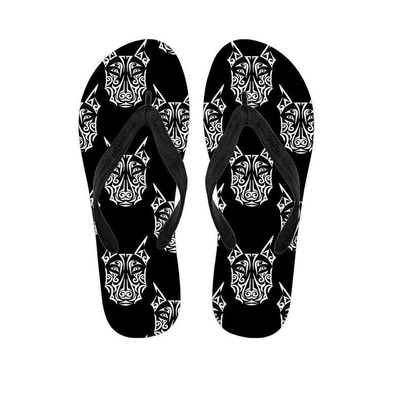 Maori Aztec Pitbull Men's Flip Flops