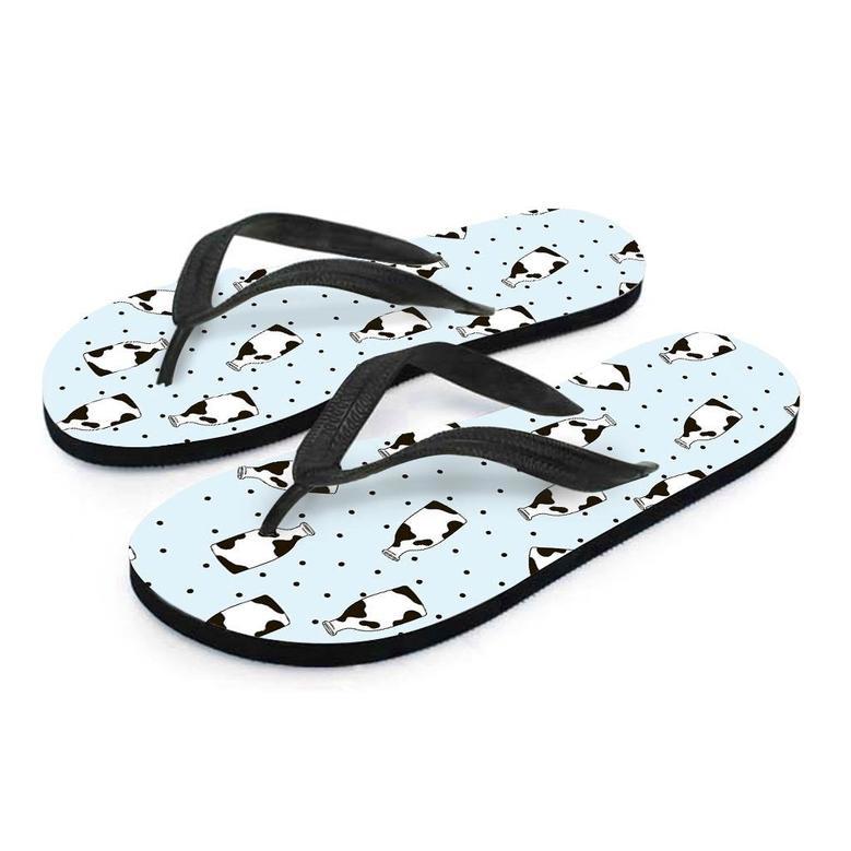 Milk Print Men's Flip Flops