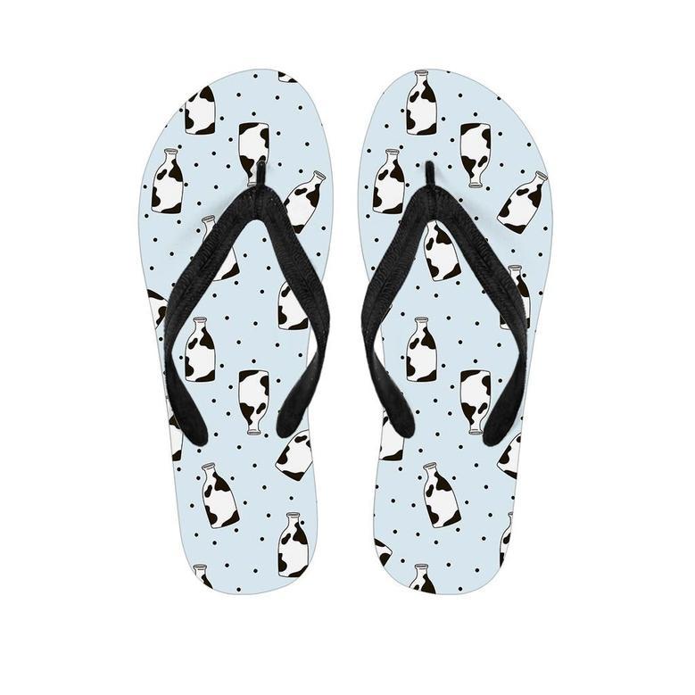 Milk Print Men's Flip Flops