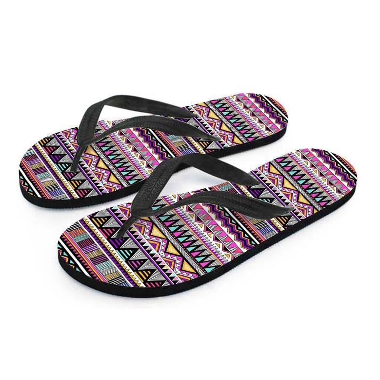 Native Aztec Men's Flip Flops