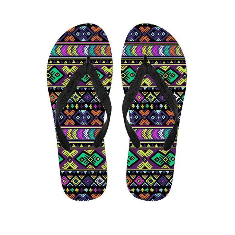 Navojo Aztec Print Men's Flip Flops