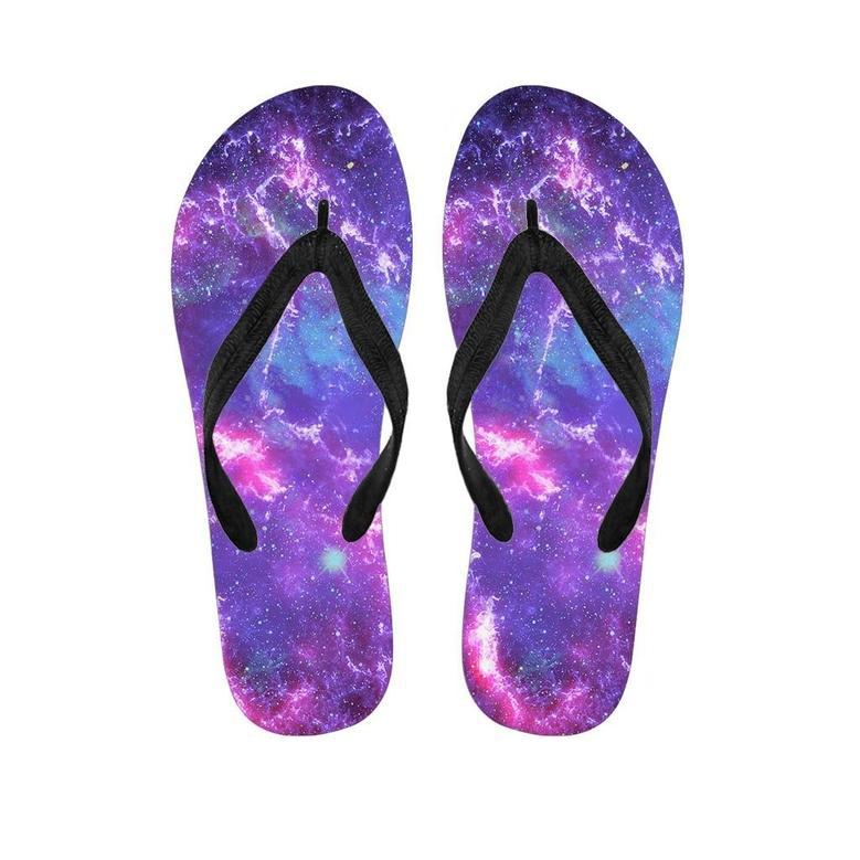 Nebula Galaxy Space Men's Flip Flops