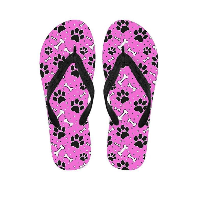 Pink Paw Men's Flip Flops