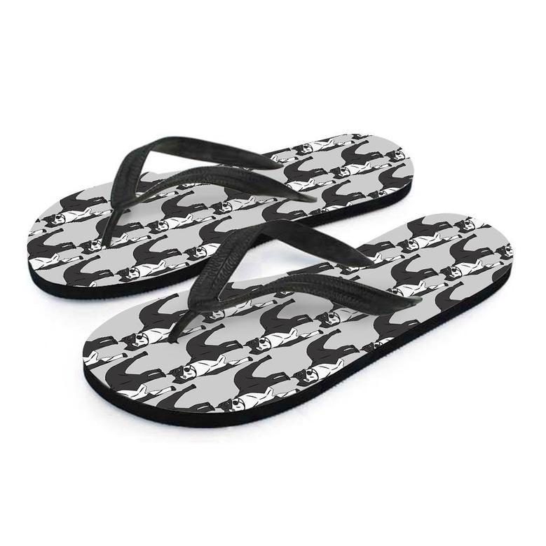 Pitbull Print Men's Flip Flops